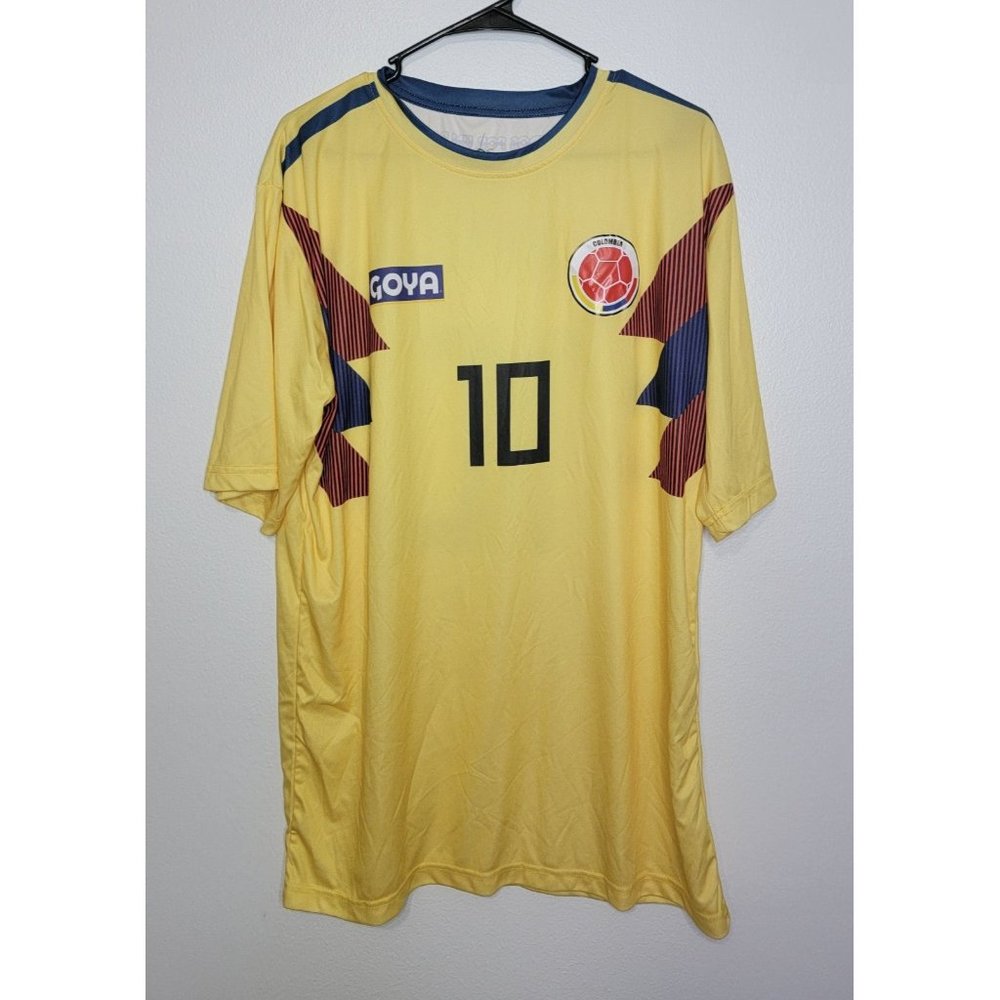 Colombia National James Rodriguez #10 FIFA World Cup Soccer Jersey Sz Men's XL